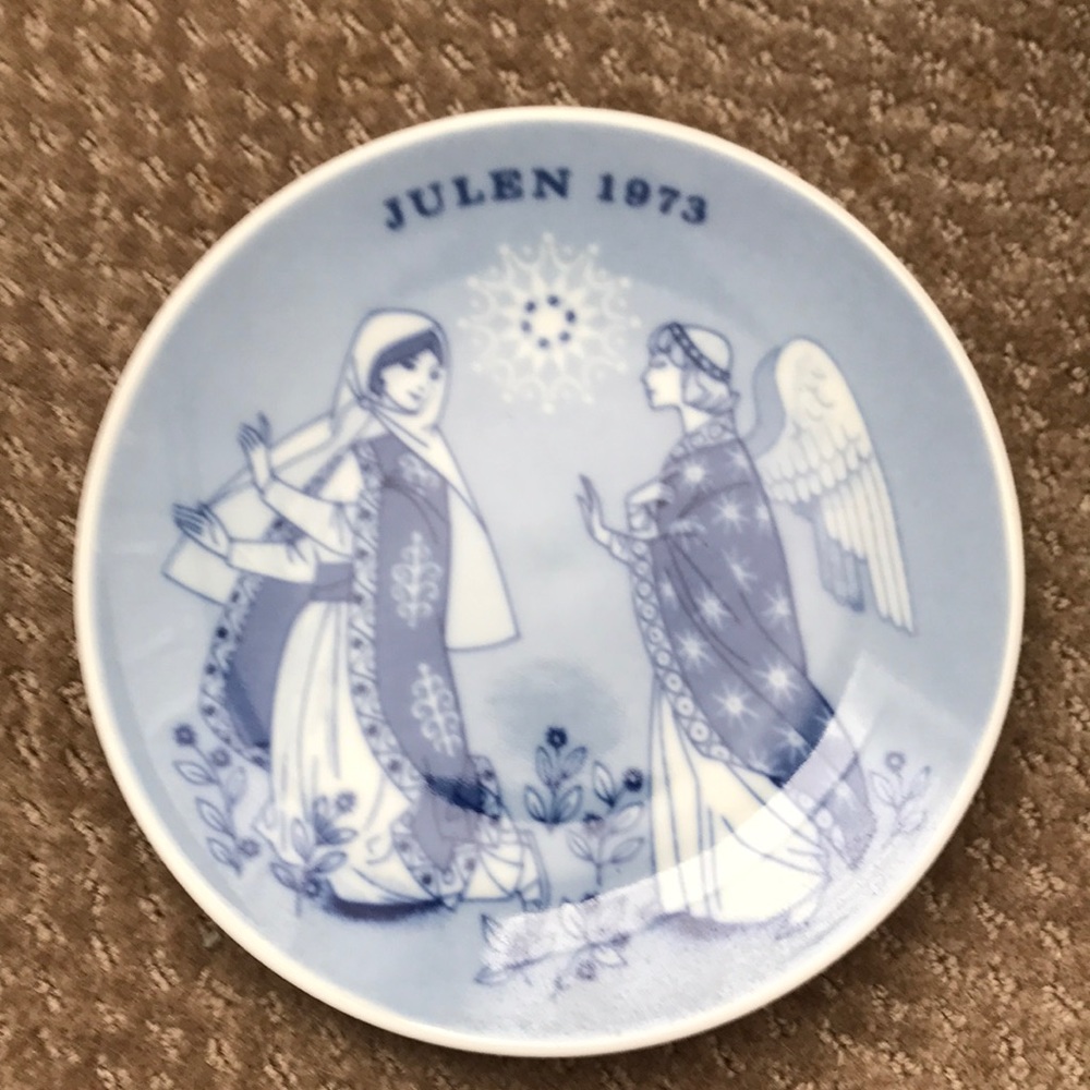 Norway Julen 1973 Christmas Plate